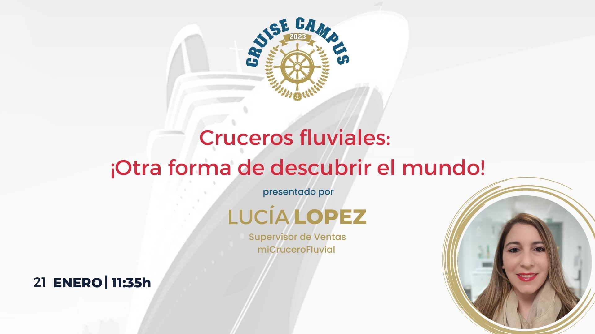 Lucía Lopez - Cruceros fluviales - ¡otra forma de descubrir el mundo!
